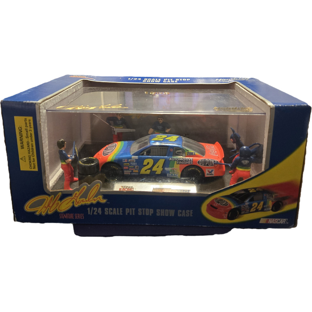 1996 Racing Champions Jeff Gordon 24 DuPont 1995 Champion 1:24 Pit Stop Showcase